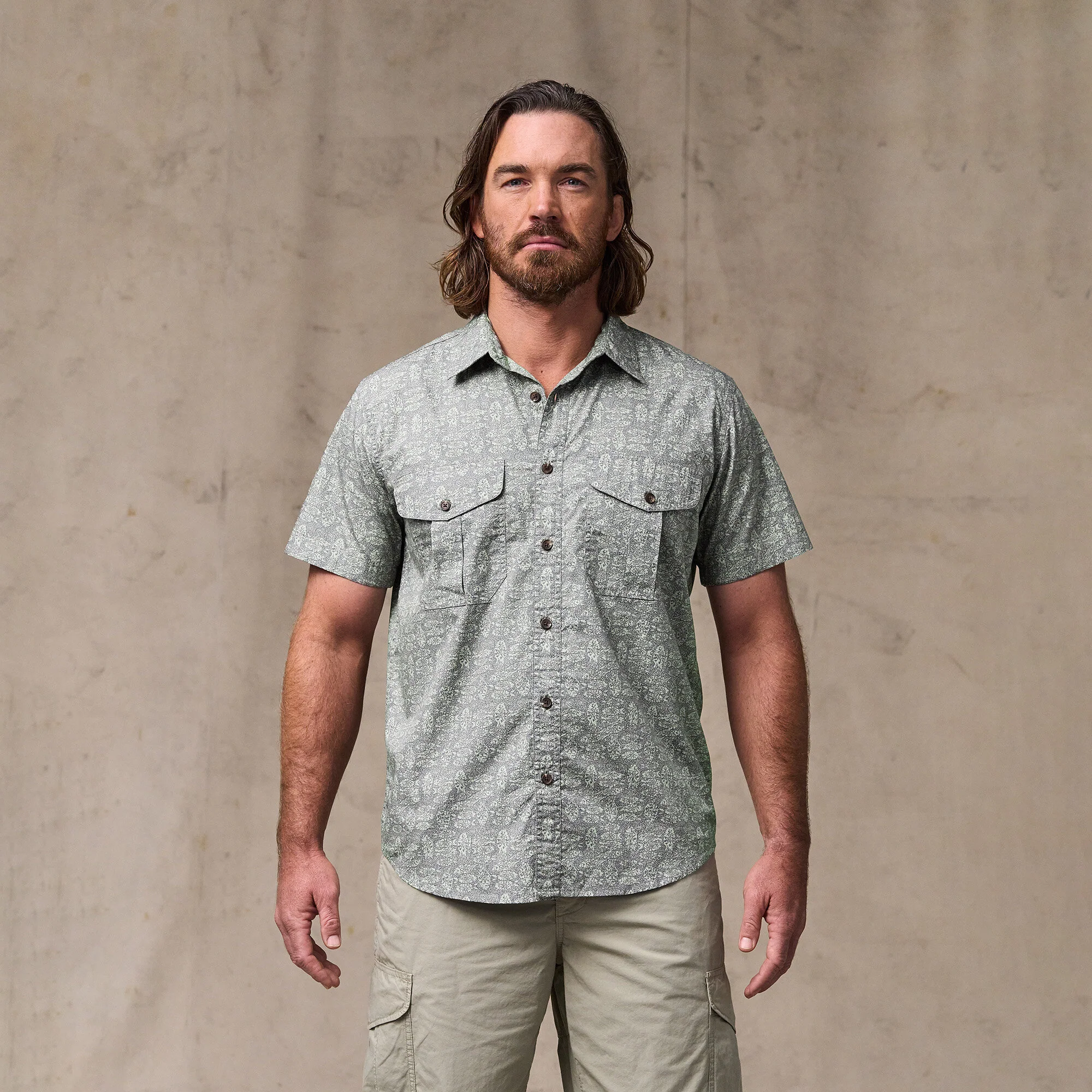 FILSON'S WASHED SHORT SLEEVE FEATHER CLOTH SHIRT - Image 5