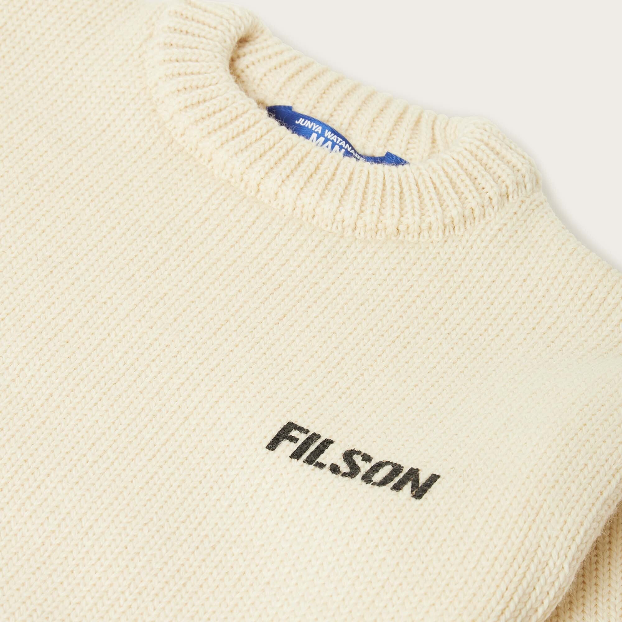 FILSON X JUNYA WATANABE CREWNECK WOOL GRAPHIC SWEATER - Image 3