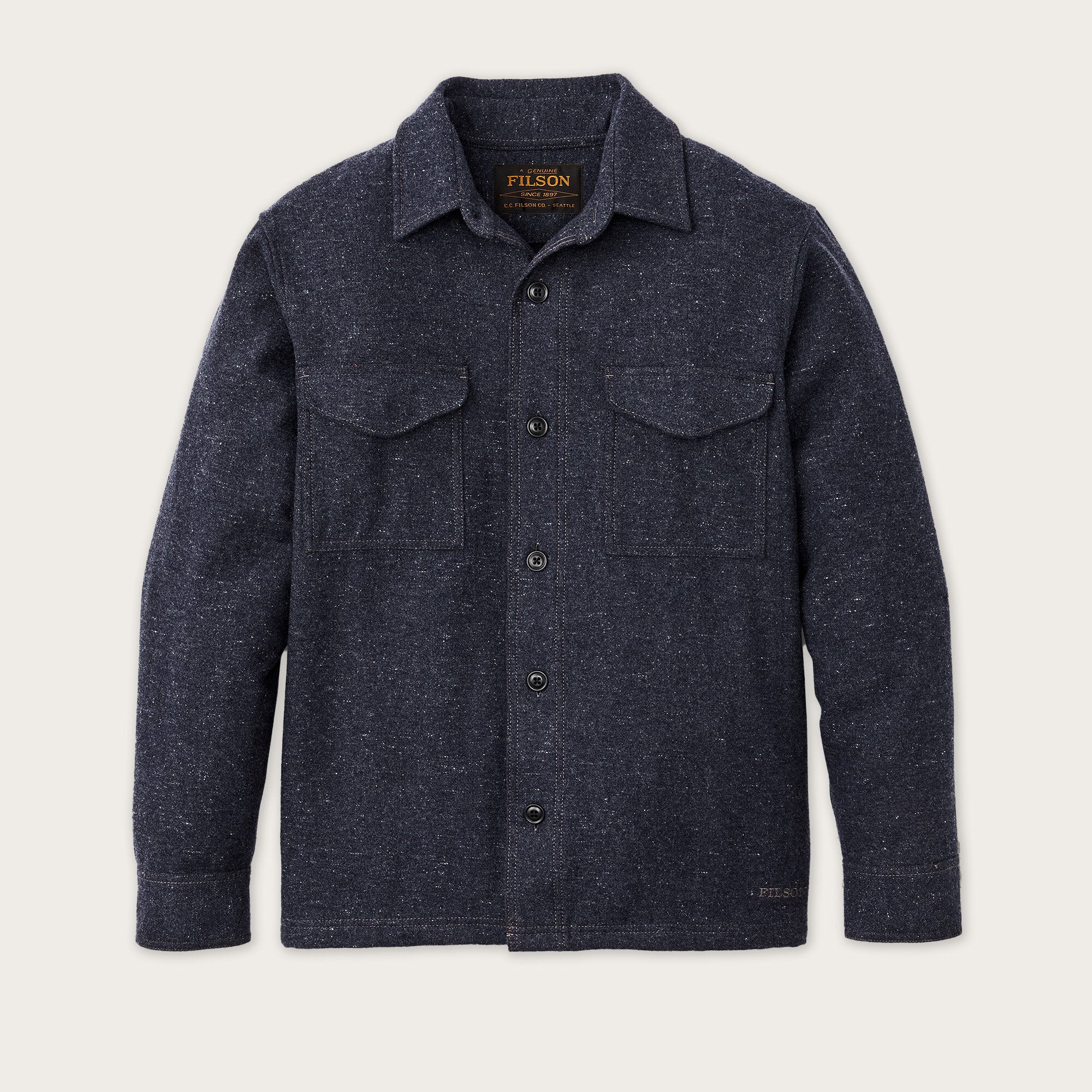 Heathered Wool Jac-shirt