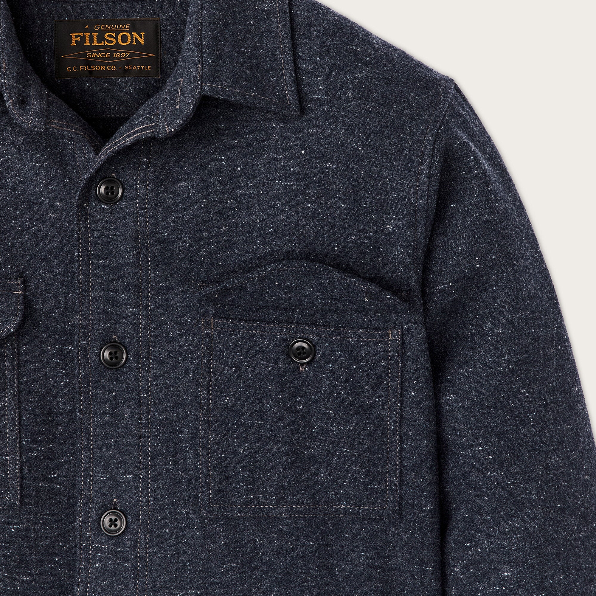 Heathered Wool Jac-shirt - Image 4