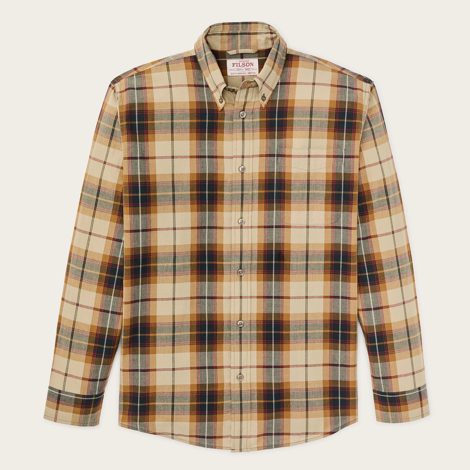 MADRAS BUTTON-DOWN SHIRT