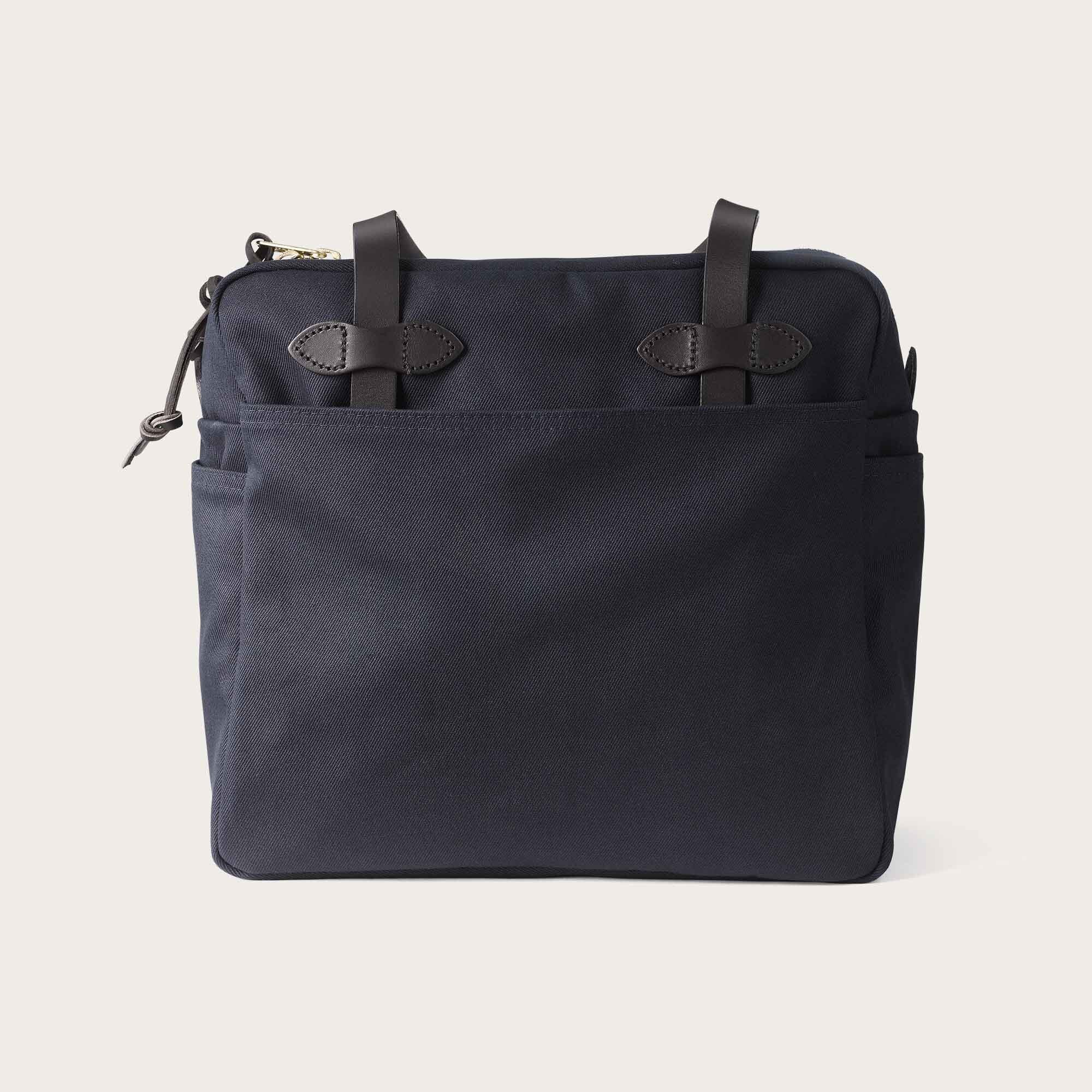 RUGGED TWILL TOTE BAG WITH ZIPPER - Image 2