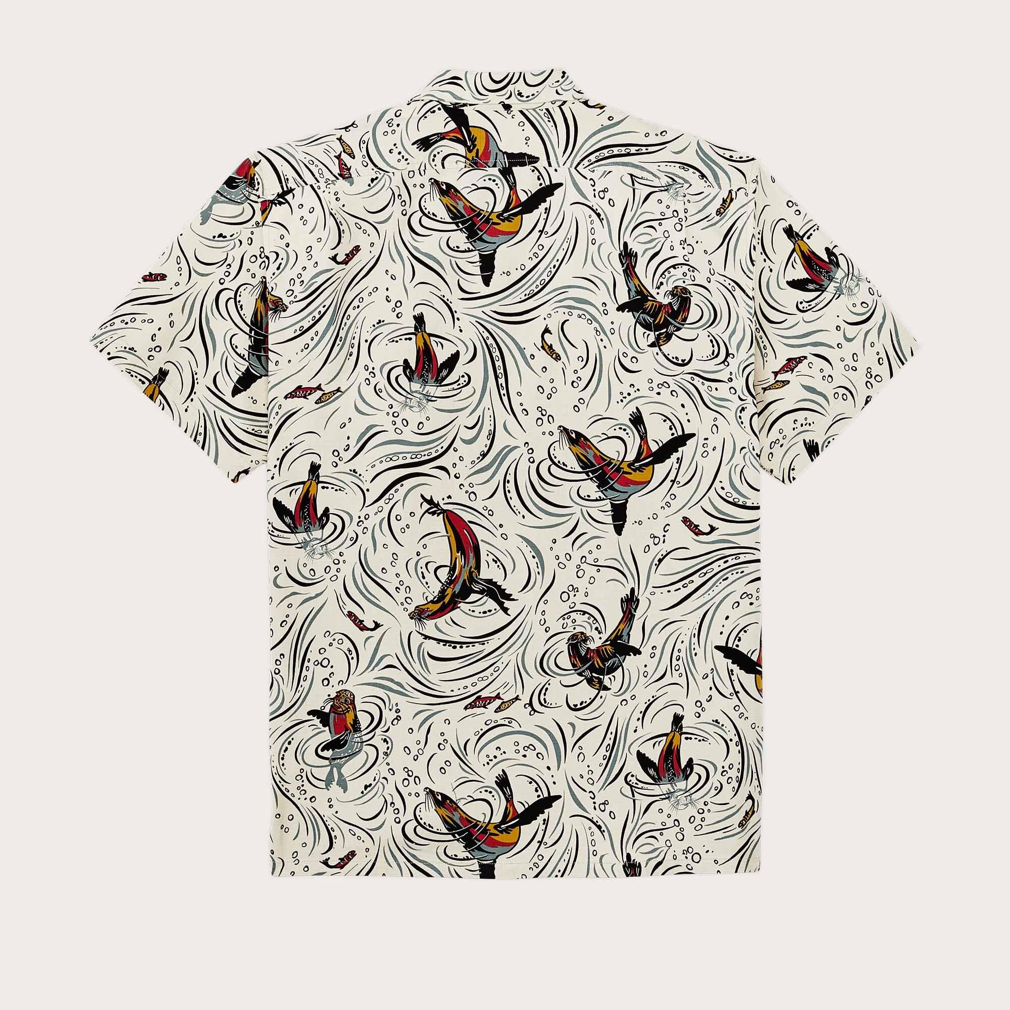 RUSTIC SHORT SLEEVE CAMP SHIRT - Image 2