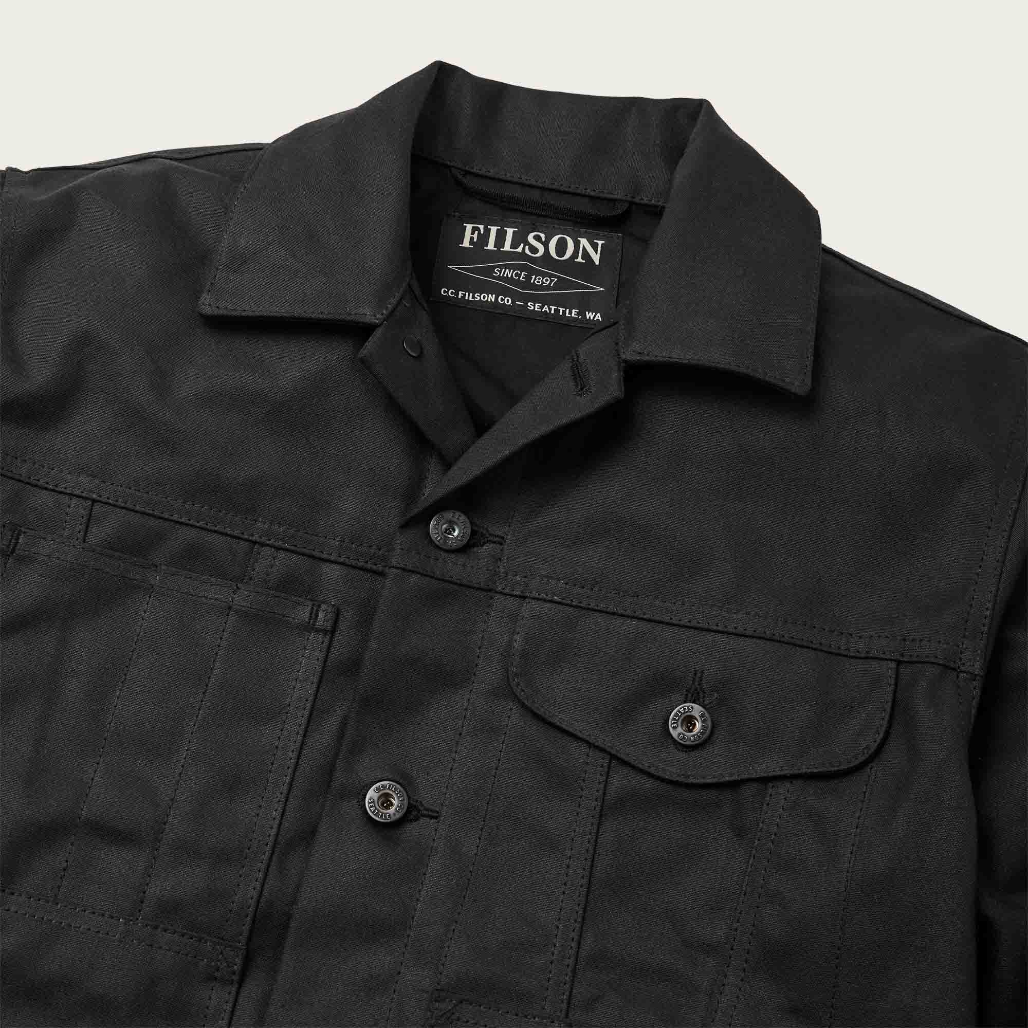 SHORT LINED CRUISER JACKET AUS TIN CLOTH - Image 3
