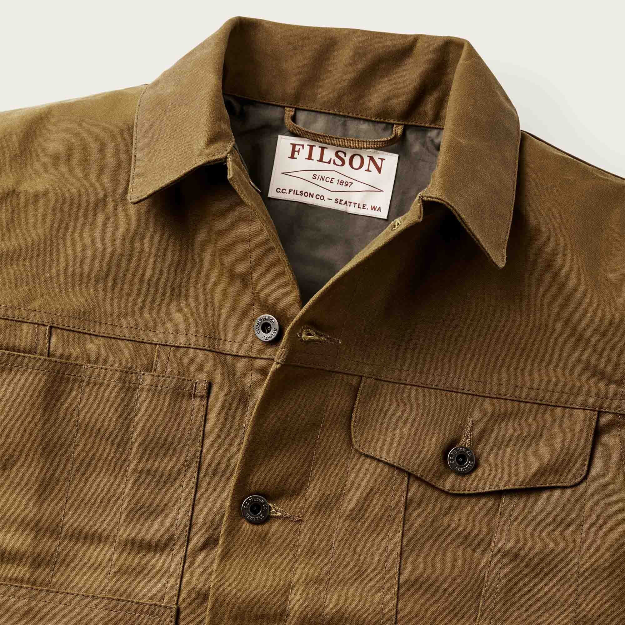 SHORT LINED CRUISER JACKET AUS TIN CLOTH - Image 3
