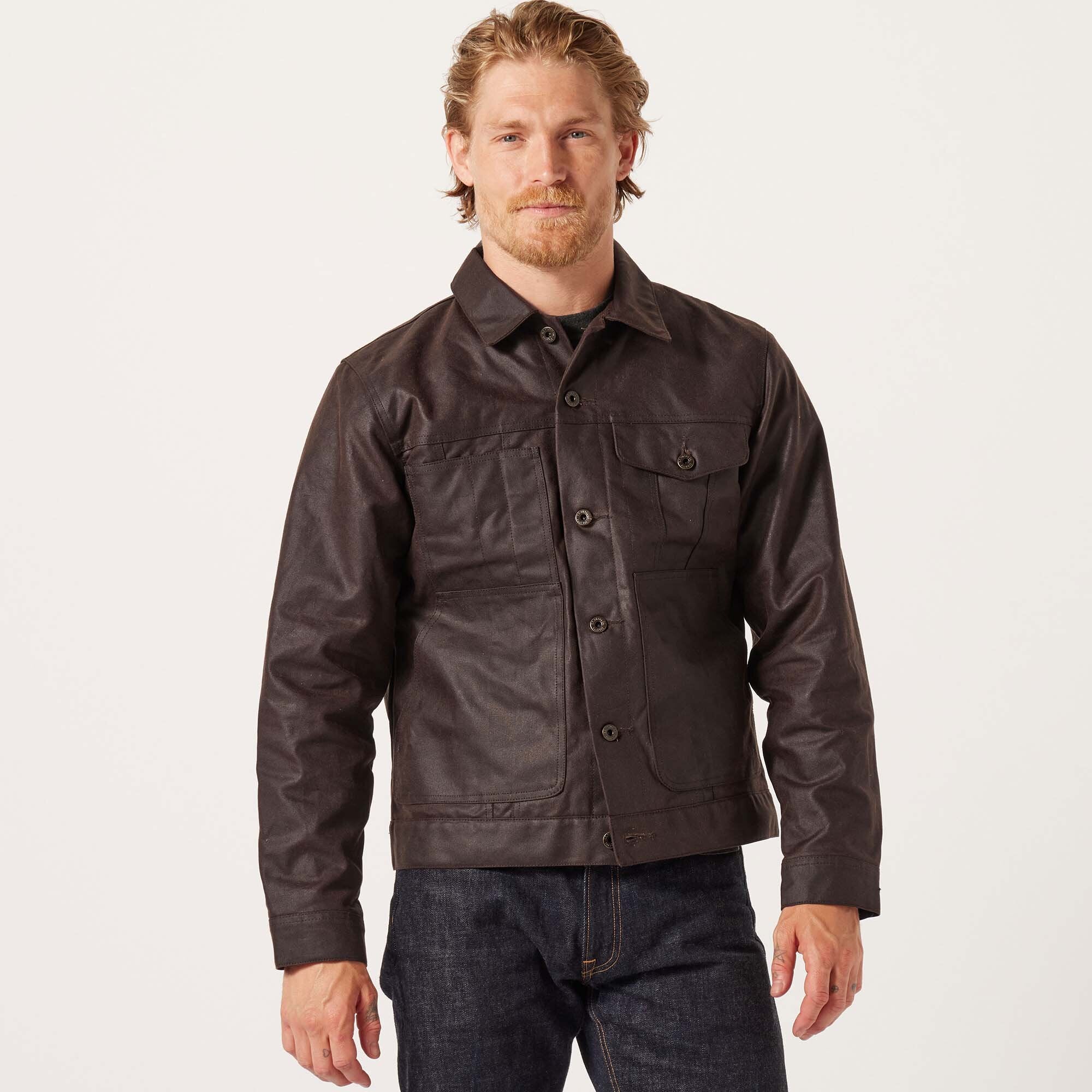 SHORT LINED CRUISER JACKET AUS TIN CLOTH - Image 7