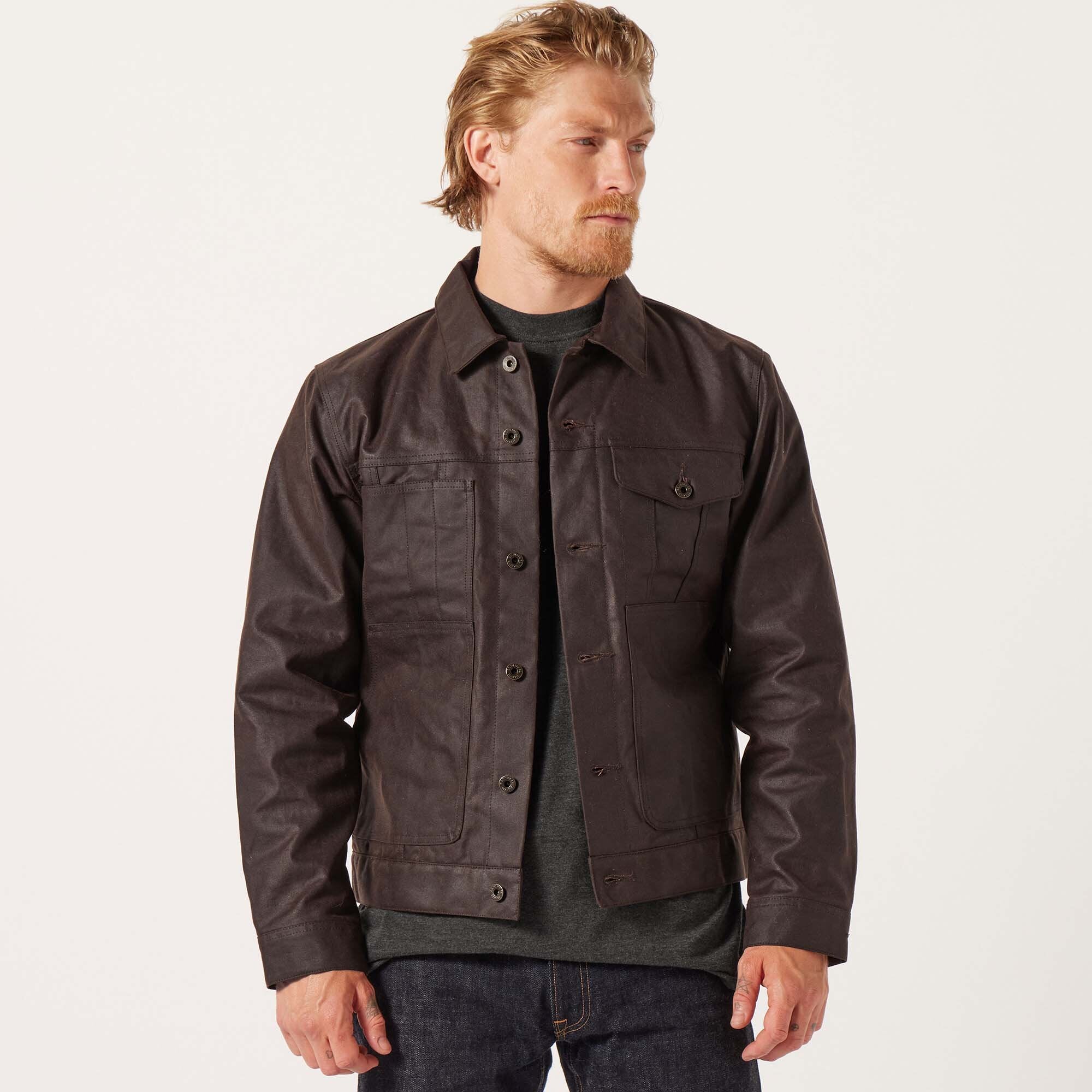 SHORT LINED CRUISER JACKET AUS TIN CLOTH - Image 8