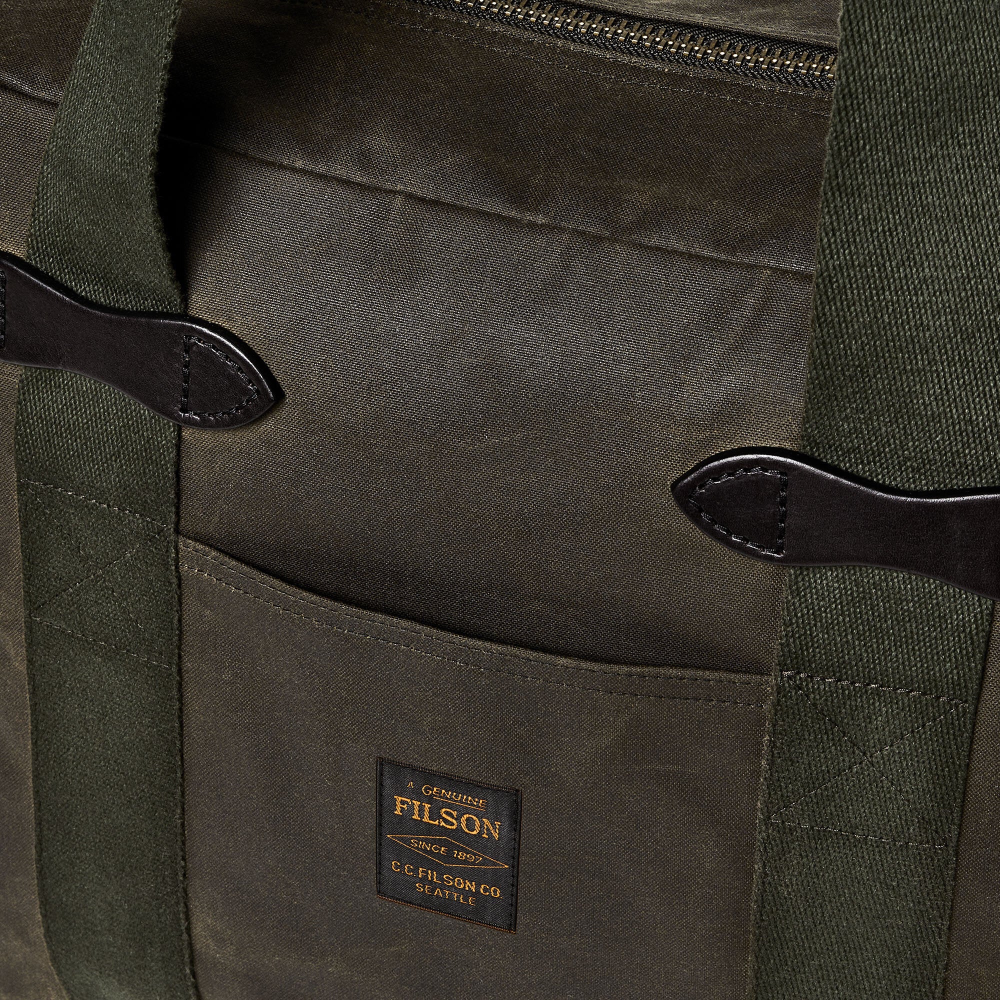 TIN CLOTH ZIPPER TOTE BAG - Image 6