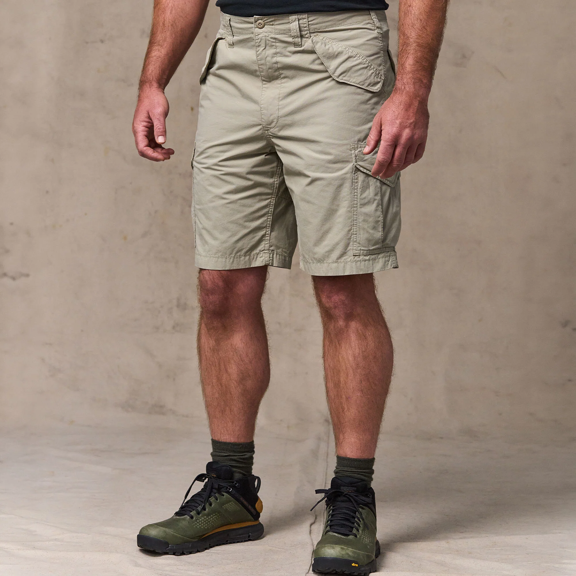 TROPICAL POPLIN CARGO SHORTS - Image 9