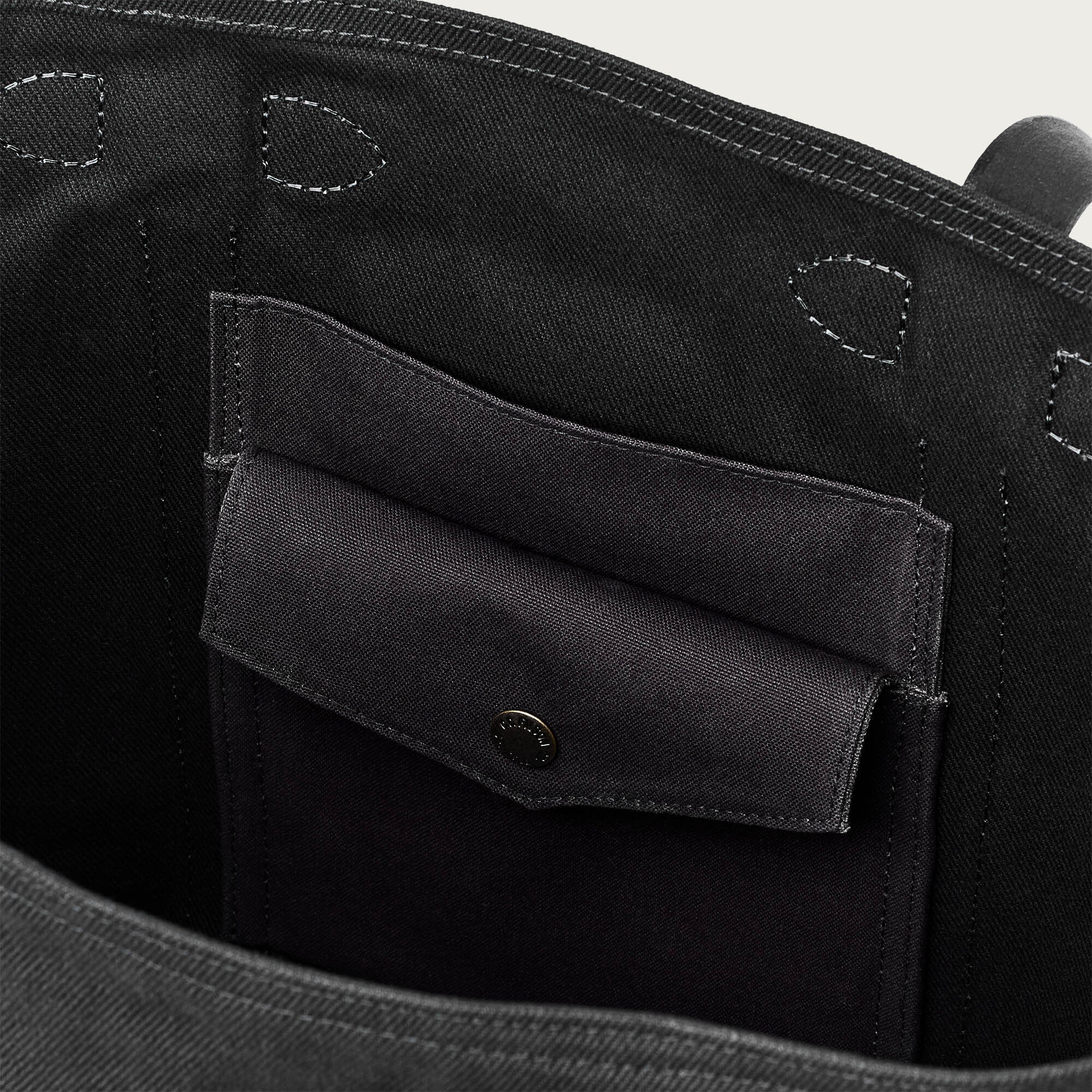 RUGGED TWILL LARGE OPEN TOTE BAG - Image 5