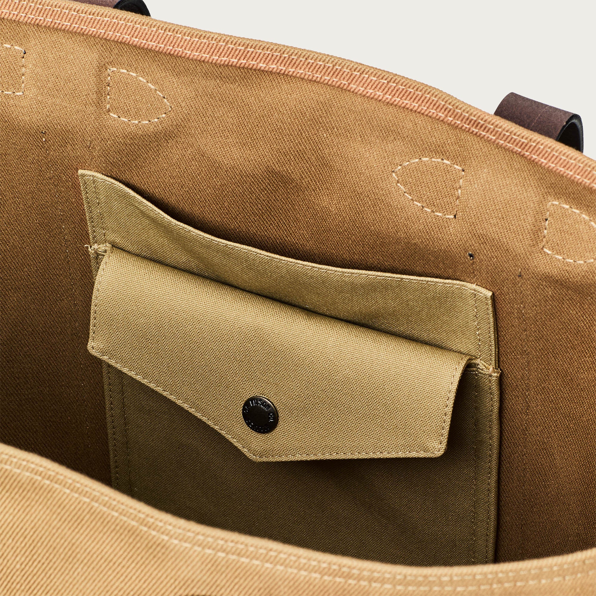 RUGGED TWILL LARGE OPEN TOTE BAG - Image 5
