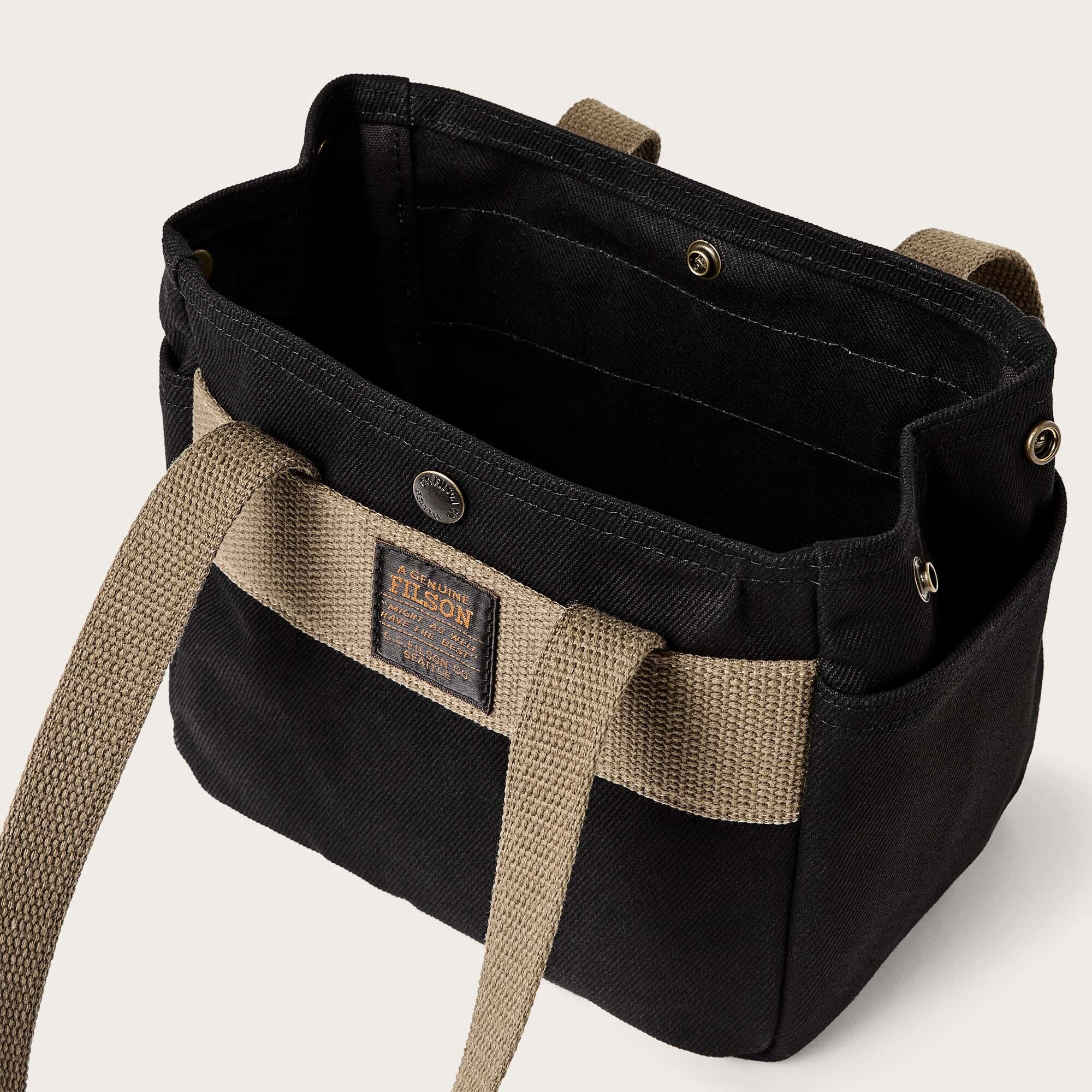RUGGED TWILL SMALL OPEN TOTE BAG - Image 5