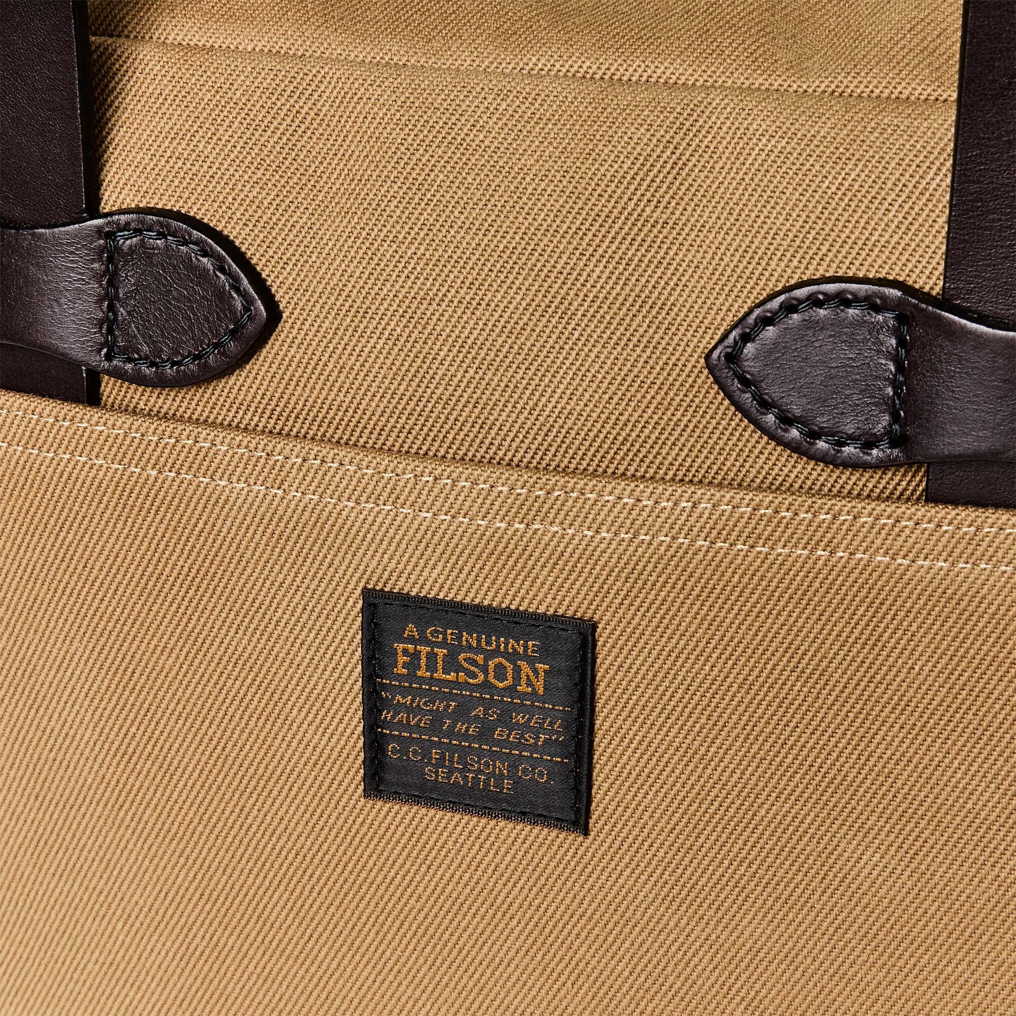 RUGGED TWILL SMALL ZIPPER TOTE BAG - Image 5