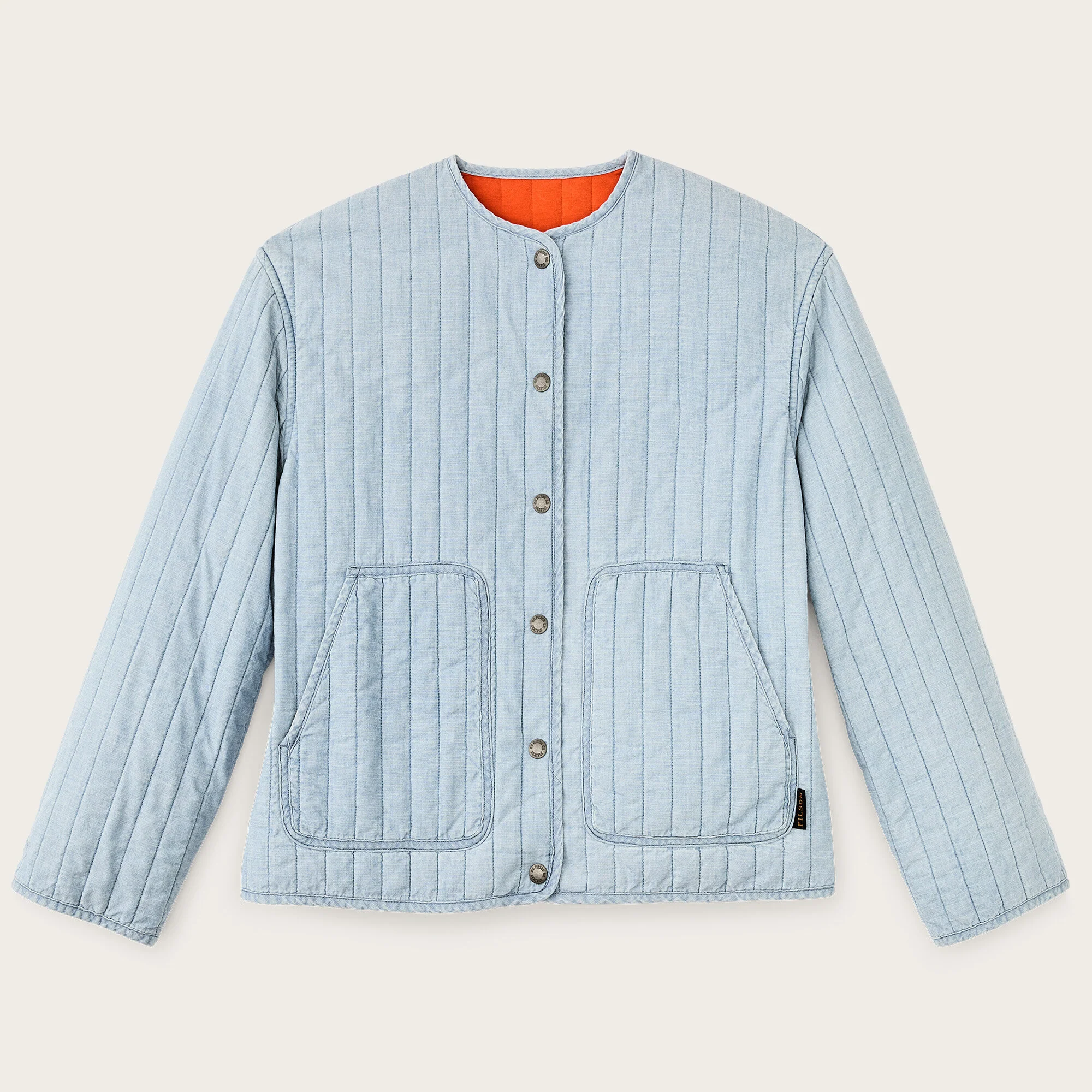 WOMEN’S CHAMBRAY QUILTED JACKET
