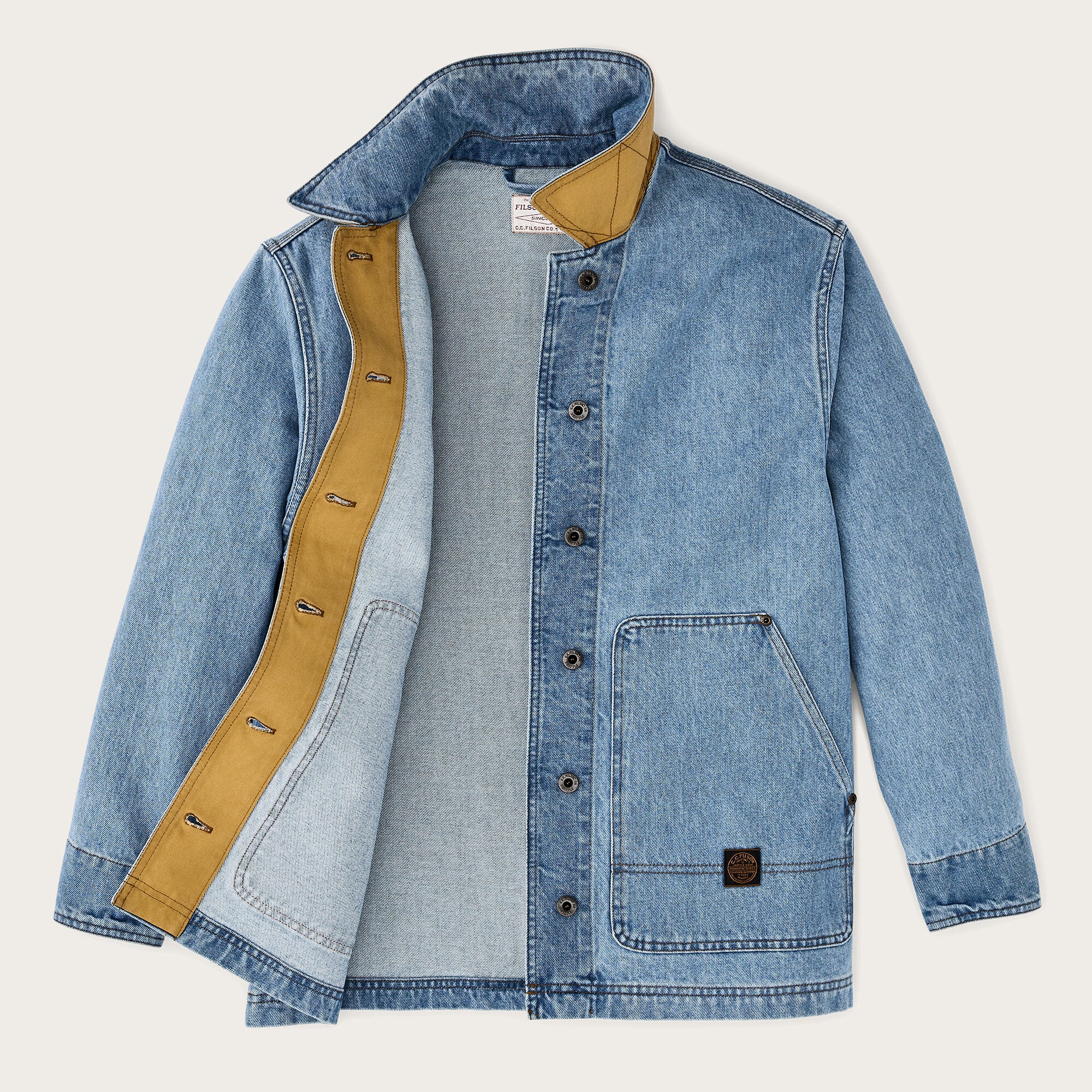 WOMEN’S DENIM BARN COAT - Image 3