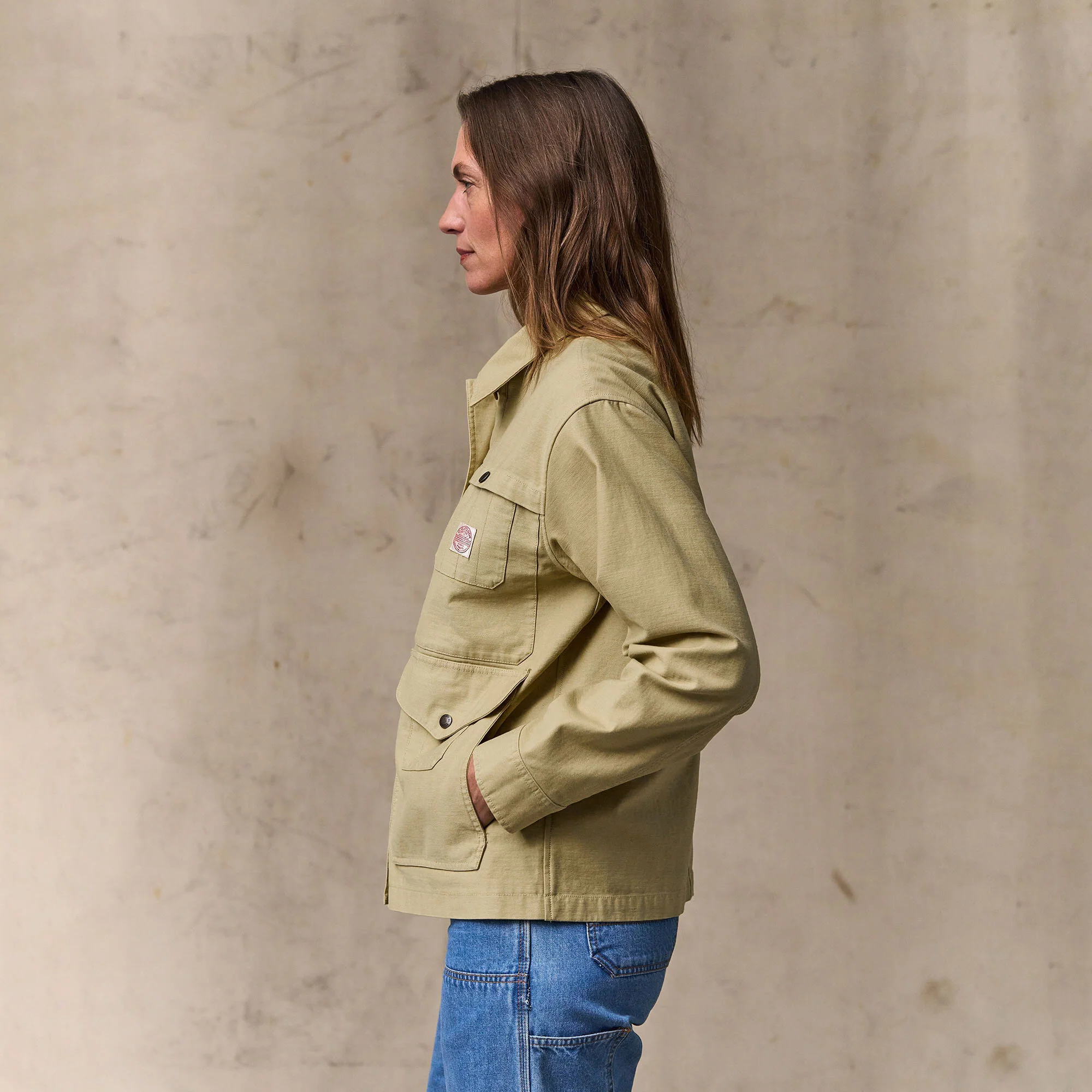 WOMEN'S REVERSE SATEEN CRUISER JACKET - Image 9