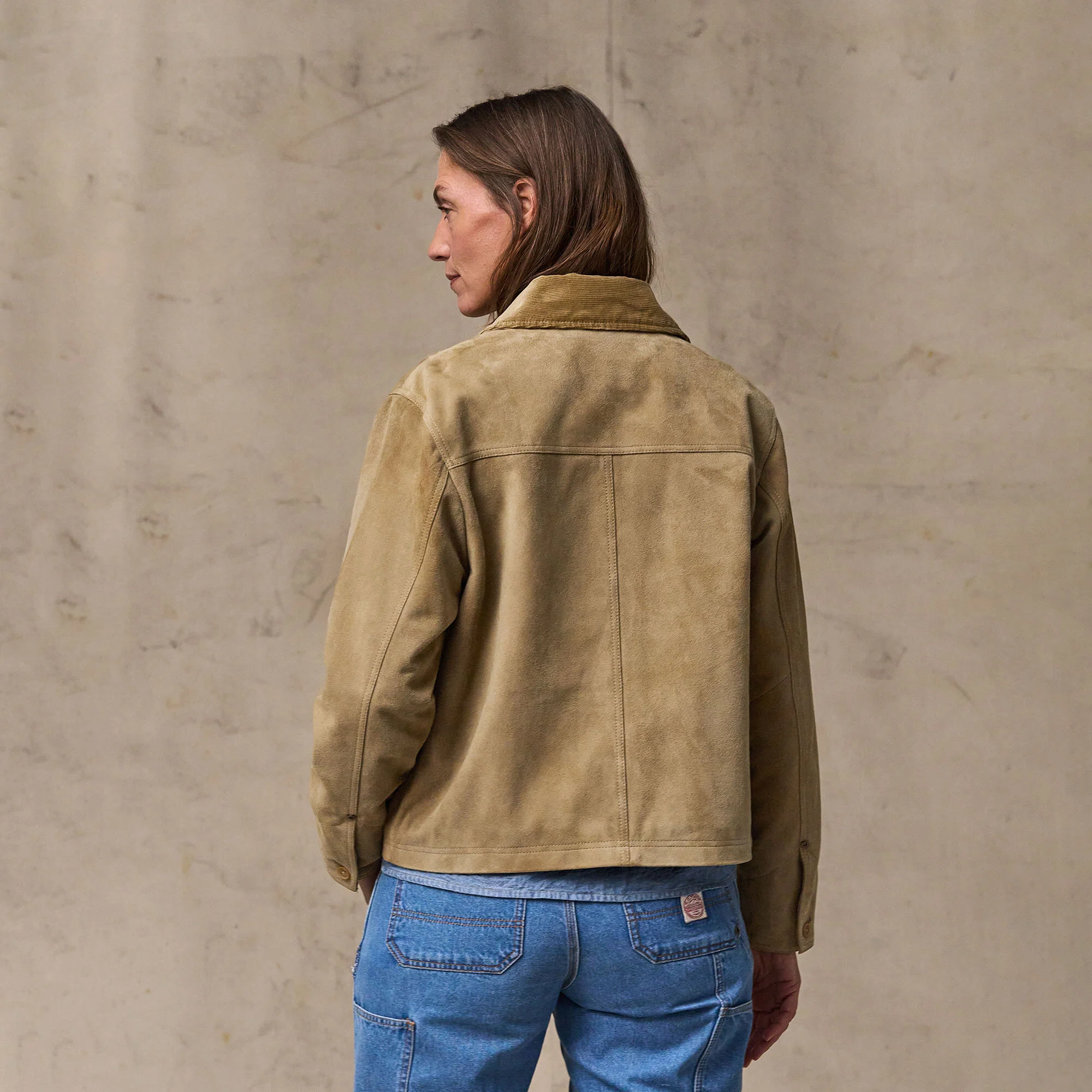 WOMEN'S SHORT SUEDE BARN JACKET - Image 10